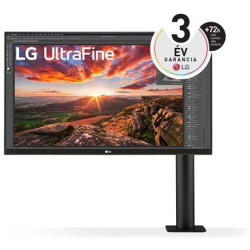 LG Monitor 27" Ergonomic -27UN880P-B (IPS; 16:9; 4K 3840x2160; 5ms; 350cd; HDMIx2; DP; HDR; USB-C; FSync; sRGB99%)