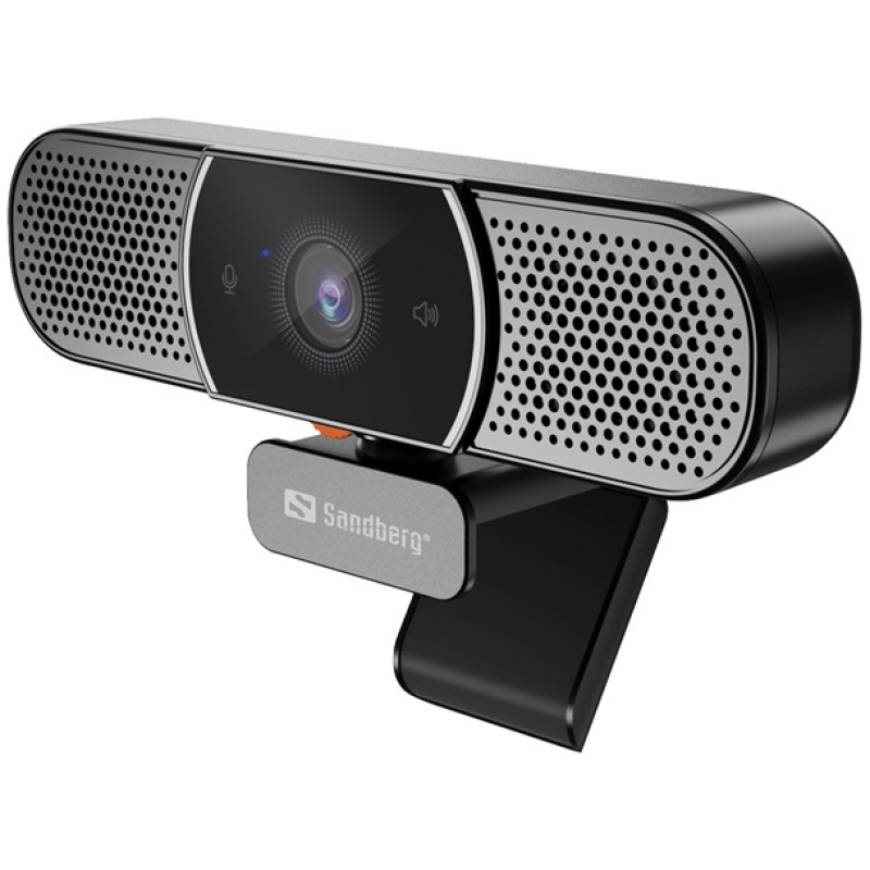 Sandberg Webkamera - All-in-1 Webcam 2K (2560x1440 képpont