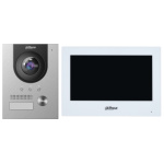 Dahua video kaputelefon szett - KTD02(F)  (VTH2622GW-W + VTO2202F-L + VTM114)