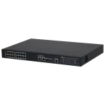 Dahua Menedzselhető PoE switch - S4220-16GT-190 (18x 1Gbps; 16x PoE/PoE+; 2x 1Gbps SFP; 190W)