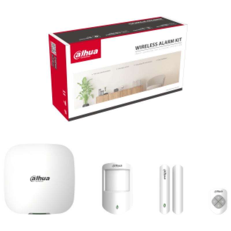 Dahua Vezeték nélküli szett - AirShield ART-ARC3000H-03-FW2 (4G központ + PIR + nyitásérzékelő + távirányító