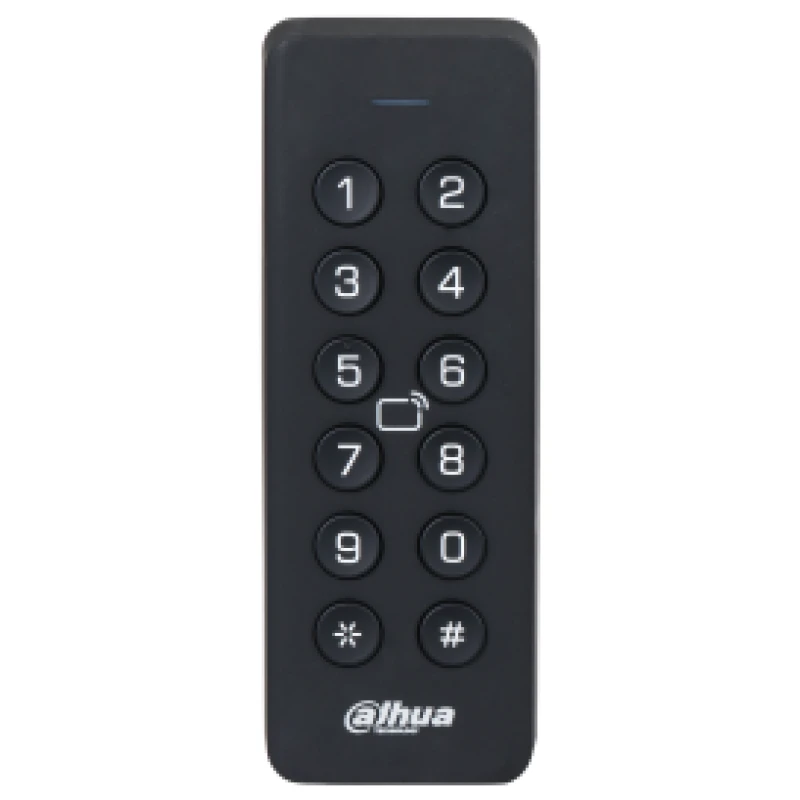 Dahua kártyaolvasó (segédolvasó) - ASR2101H (Nyomógomb; IP66; IC-card