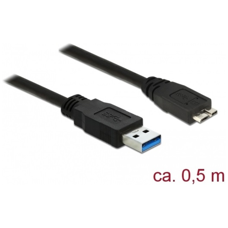 Delock Kábel - 85071 (USB3.0 A – USB3.0 Micro-B kábel
