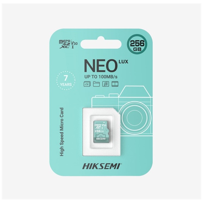 Hikvision HIKSEMI MicroSD kártya - NEO LUX 256GB microSDXC™
