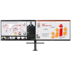 LG Monitor 27" Ergonomic - 27QP88DP-BS Dual (IPS; 16:9; 2560x1440; 5ms; 350cd; HDMIx2; DP; USB-C