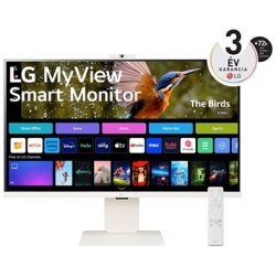 LG Monitor 32" Smart - 32SR85U-W (IPS; 16:9; 3840x2160; 5ms; 400cd; HDMI