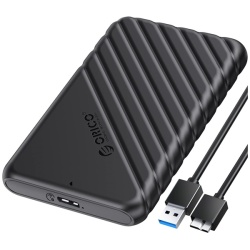Orico Külső HDD/SSD Ház 2.5" - 25PW1-U3-BK/158/ (USB-A 3.0