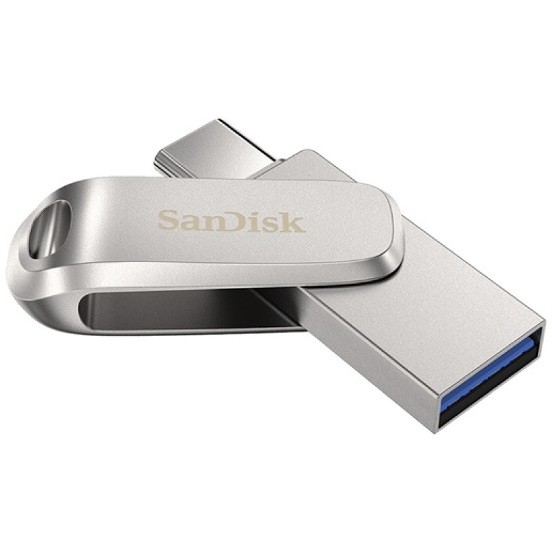 SanDisk Pendrive - 64GB Dual Drive Luxe (150MB/s