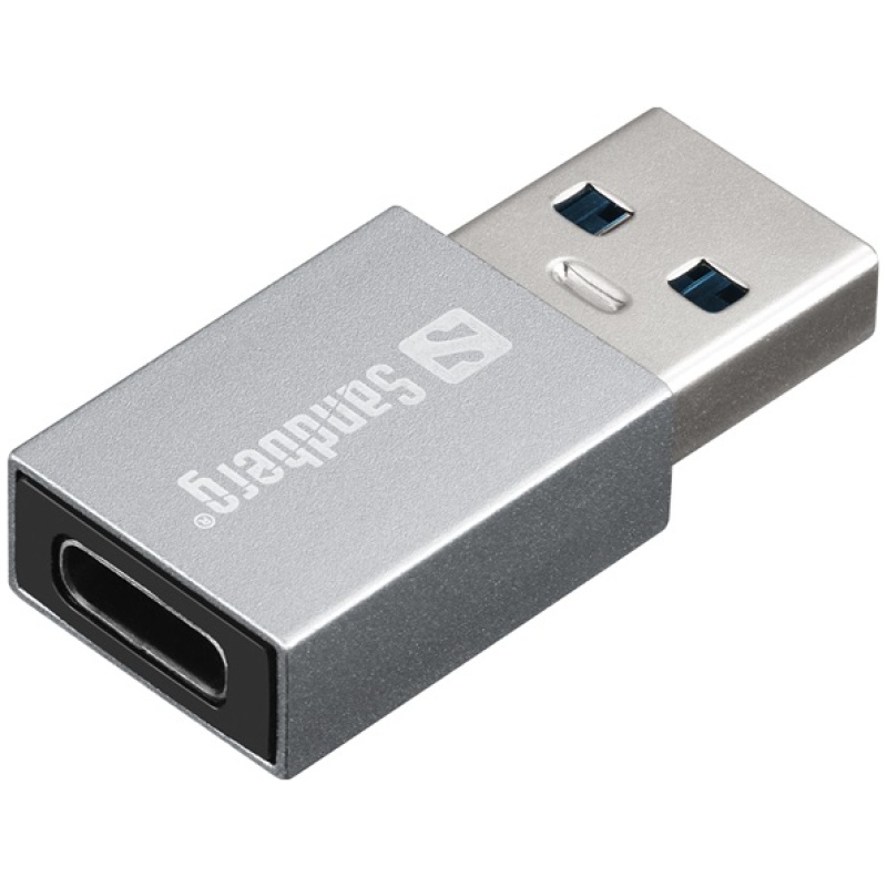 Sandberg Kábel Átalakító - USB-A to USB-C Dongle