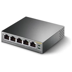 TP-Link Switch  PoE - TL-SG1005P (5 port 1Gbps; 5/4 af PoE port; 56W)