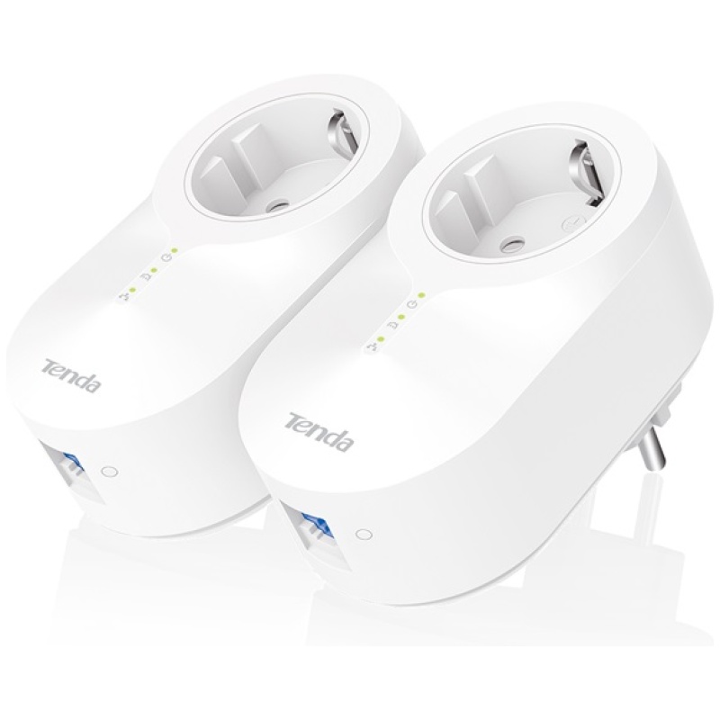 Tenda Powerline adapter Kit - PH6 Kit (1x 1Gbps (1Gbps adatátvitel); 230-as aljzat)