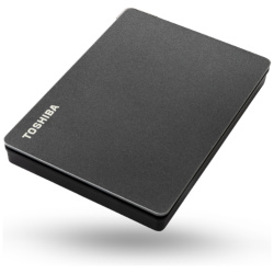 Toshiba Külső HDD 2.5" - 2TB Canvio Gaming Fekete (USB3.2 Gen 1.; ~5Gbps; exFAT)