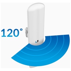 Ubiquiti Access Point WiFi - LAP-120 (airMAX LiteBeam Sector 450Mbps@5GHz; 1Gbps; 16dBi; 24V PoE; 120°