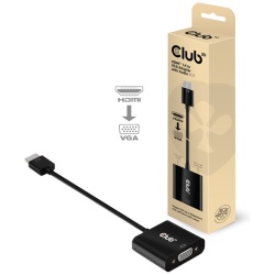 Club 3D Átalakító - CAC-1302 (HDMI 1.4 to VGA + Audio