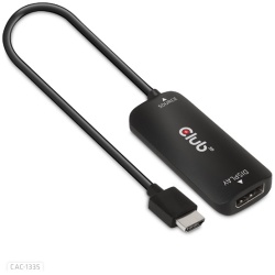 Club 3D Átalakító - CAC-1335 (HDMI+Micro USB to DisplayPort