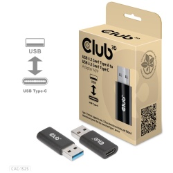 Club 3D Átalakító - CAC-1525 (3.2 USB-A Gen 1 to 3.2 USB-C Gen 1