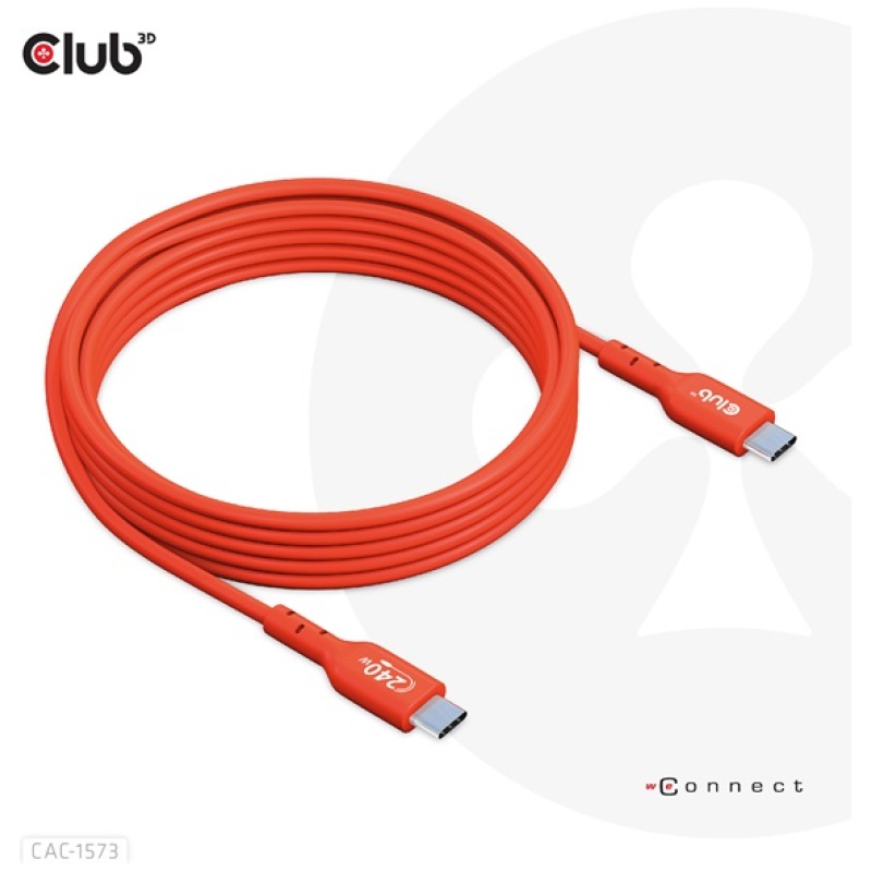 Club 3D Kábel - CAC-1573 (USB2 Type-C