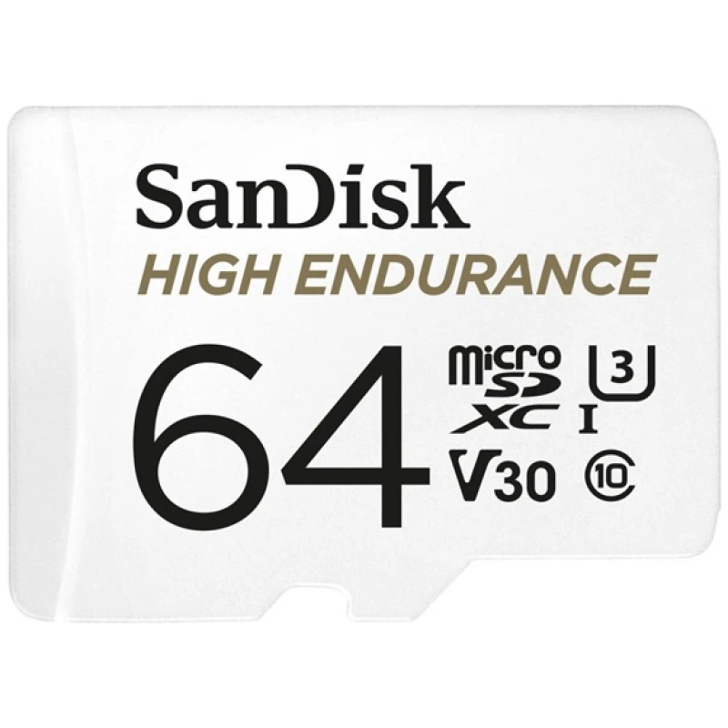 SanDisk MicroSD kártya - 64GB microSDXC High Endurance (100 MB/s