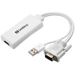 Sandberg Kábel Átalakító - VGA+Audio to HDMI Converter