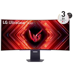 LG Monitor 45" Gamer - 45GS95QE-B (OLED; 21:9; 3440x1440; 240Hz; 0.03ms; 275cd; HDMIx2; DP; USB; G-Sync; HDR